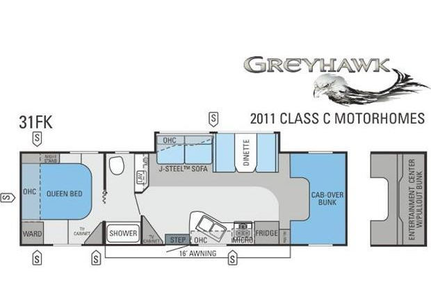 31ft Grayhawk #1777 - interior view 2