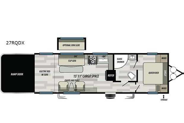 33ft Shockwave #2211 - interior view 2