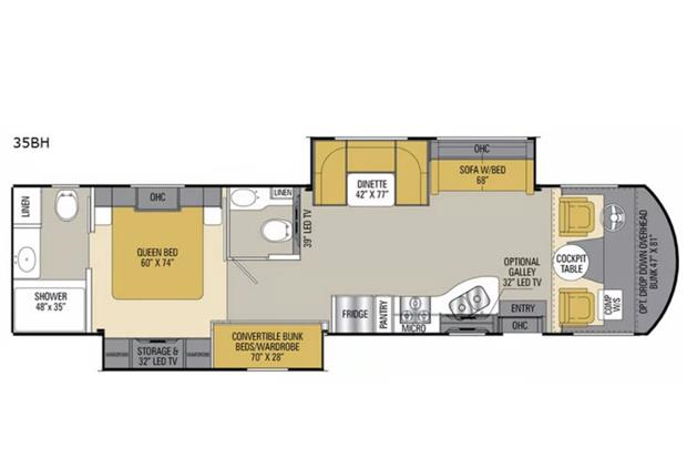 36ft Mirada #2206 - interior view 2