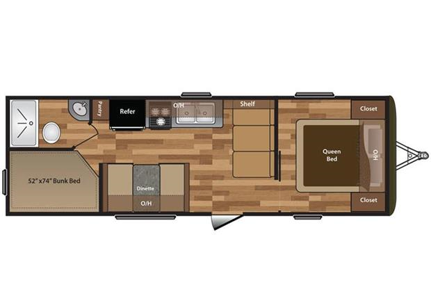 29ft Hideout #2209 - interior view 2