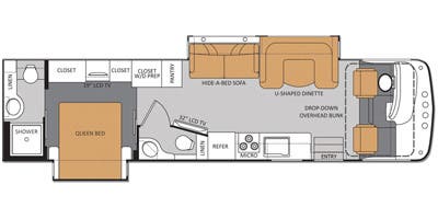 36ft Hurricane #2219 - interior view 2