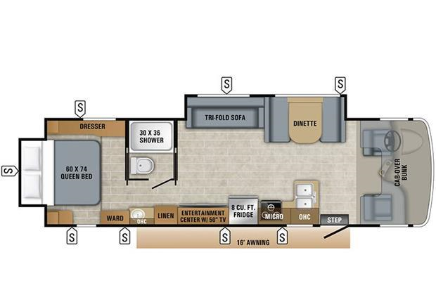 31ft Grayhawk #8032 - interior view 2